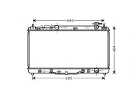 Radiator, engine cooling 53002464 International Radiators