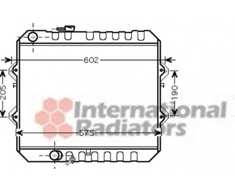 Radiator, engine cooling 53002465 International Radiators, Image 2