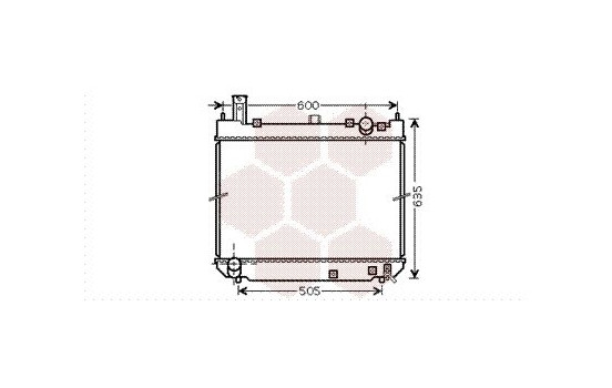 Radiator, engine cooling 53002488 International Radiators, Image 2