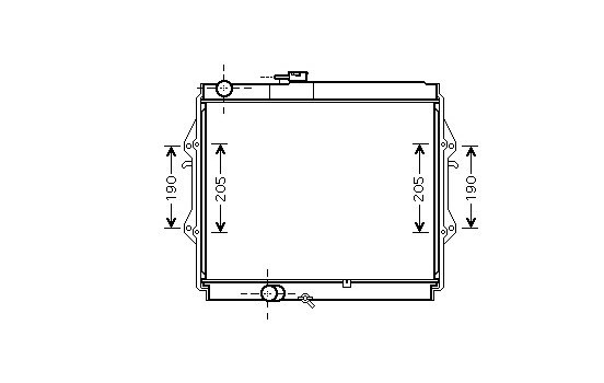 Radiator, engine cooling 53002492 International Radiators