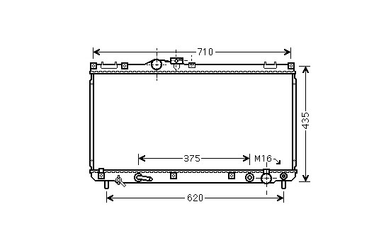 Radiator, engine cooling 53002556 International Radiators