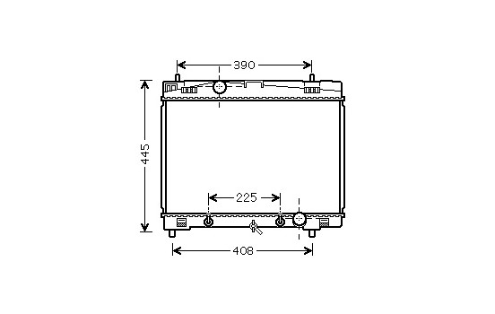 Radiator, engine cooling 53002577 International Radiators