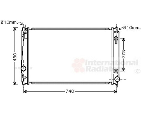 Radiator, engine cooling 53002651 International Radiators