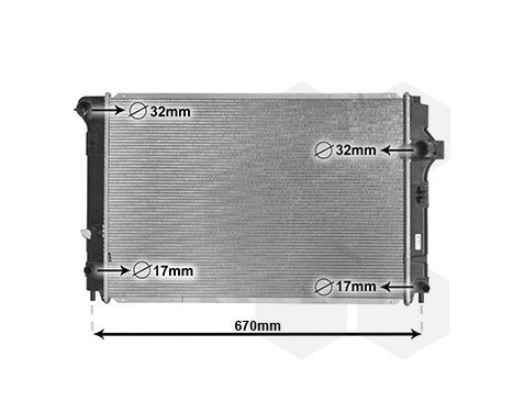 Radiator, engine cooling 53002700 International Radiators
