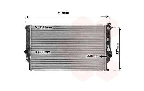 Radiator, engine cooling 53002715 International Radiators