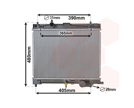 Radiator, engine cooling 53002716 International Radiators