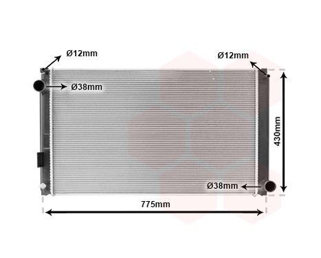 Radiator, engine cooling 53002748 International Radiators