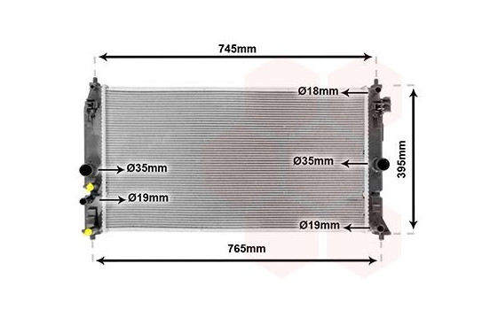 Radiator, engine cooling 53012704 International Radiators