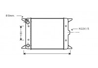 Radiator, engine cooling 58002012 International Radiators