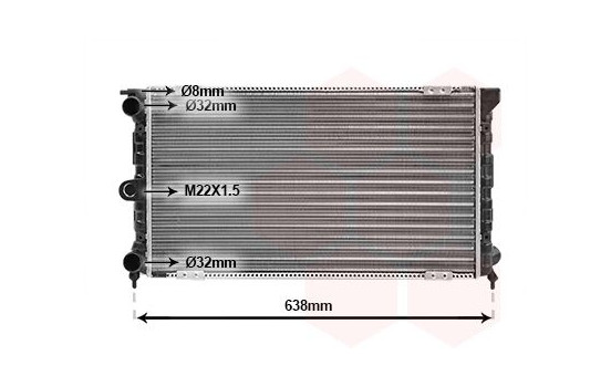 Radiator, engine cooling 58002018 International Radiators, Image 2