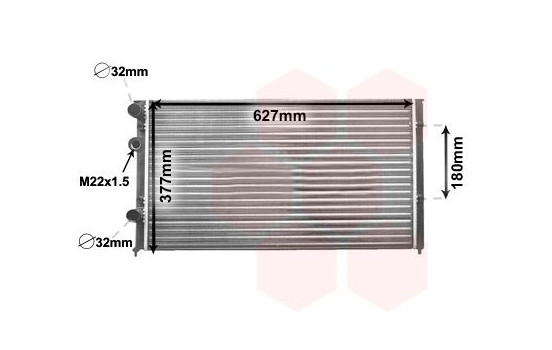 Radiator, engine cooling 58002027 International Radiators, Image 2
