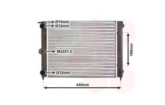 Radiator, engine cooling 58002038 International Radiators, Image 2