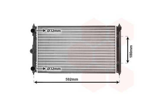 Radiator, engine cooling 58002095 International Radiators, Image 2