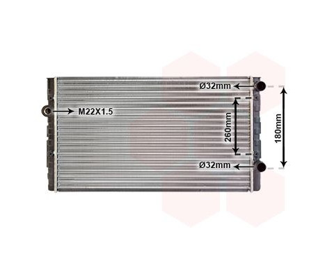 Radiator, engine cooling 58002104 International Radiators, Image 2