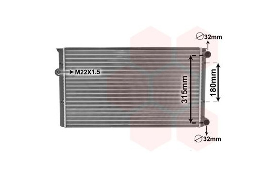 Radiator, engine cooling 58002105 International Radiators, Image 2