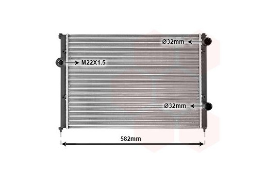 Radiator, engine cooling 58002119 International Radiators, Image 2