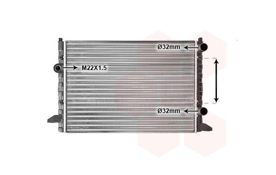 Radiator, engine cooling 58002120 International Radiators, Image 2