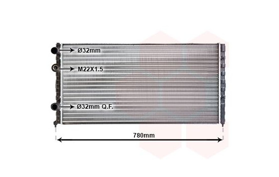 Radiator, engine cooling 58002122 International Radiators, Image 2
