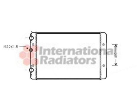 Radiator, engine cooling 58002131 International Radiators, Image 2