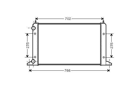 Radiator, engine cooling 58002133 International Radiators
