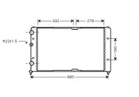 Radiator, engine cooling 58002191 International Radiators