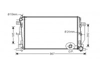Radiator, engine cooling 58002279 International Radiators