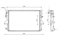 Radiator, engine cooling 58002317 International Radiators