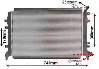 Radiator, engine cooling 58012715 International Radiators