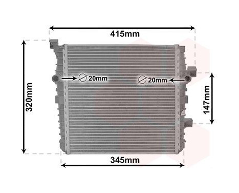 Radiator, engine cooling 58012719 International Radiators