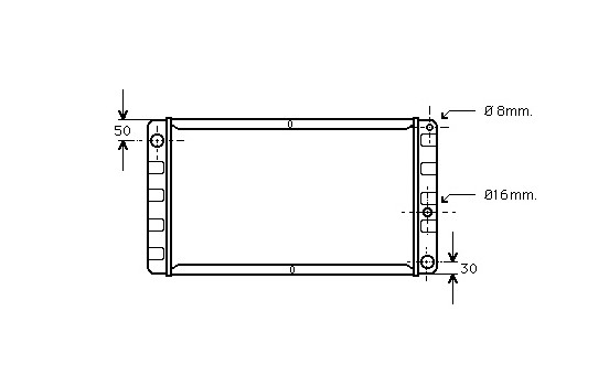 Radiator, engine cooling 59002008 International Radiators