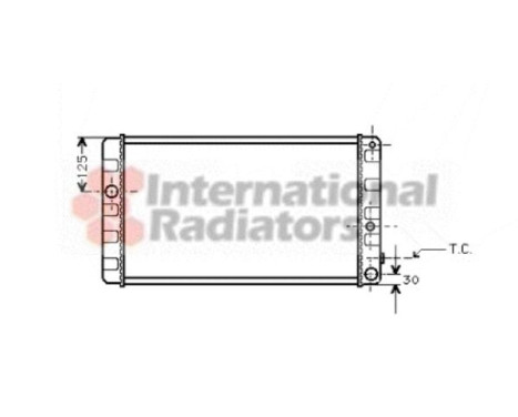 Radiator, engine cooling 59002019 International Radiators, Image 2