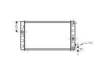 Radiator, engine cooling 59002019 International Radiators