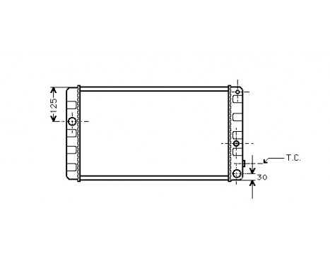 Radiator, engine cooling 59002019 International Radiators