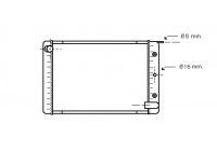 Radiator, engine cooling 59002021 International Radiators