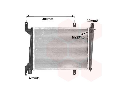 Radiator, engine cooling 59002127 International Radiators, Image 2