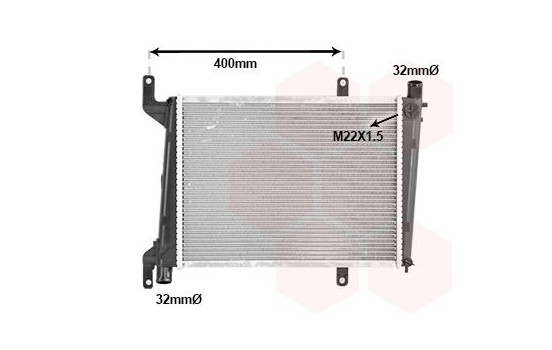 Radiator, engine cooling 59002127 International Radiators, Image 2