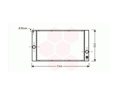 Radiator, engine cooling 59002141 International Radiators