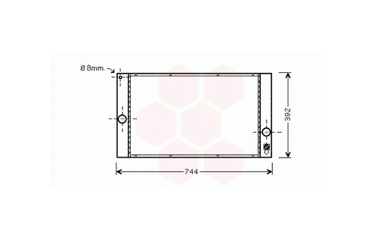 Radiator, engine cooling 59002141 International Radiators
