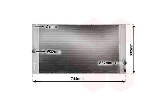 Radiator, engine cooling 59002141 International Radiators, Image 2
