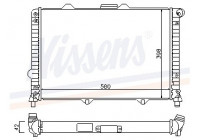 Radiator, engine cooling 60056 Nissens