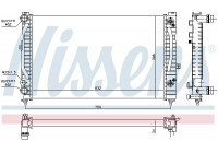 Radiator, engine cooling 60229 Nissens