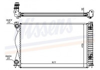 Radiator, engine cooling 60237A Nissens
