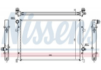 Radiator, engine cooling 60352 Nissens
