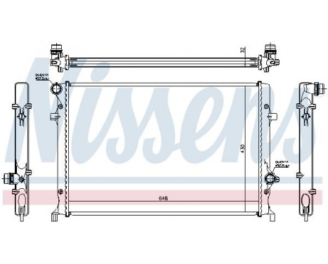 Radiator, engine cooling 60352 Nissens