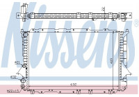 Radiator, engine cooling 60460 Nissens