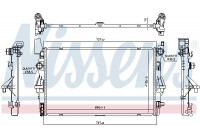 Radiator, engine cooling 606022 Nissens