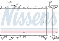 Radiator, engine cooling 606181 Nissens