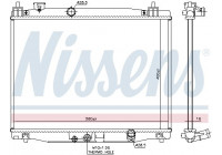 Radiator, engine cooling 606183 Nissens