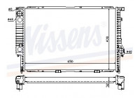 Radiator, engine cooling 60622A Nissens