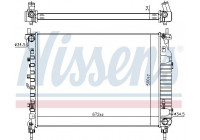 Radiator, engine cooling 606255 Nissens